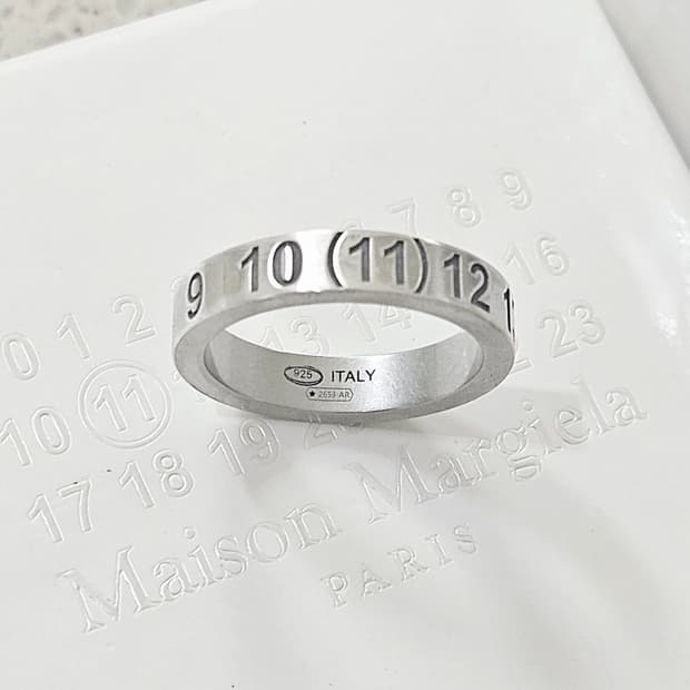 25FW)메종마르지엘라 뉴 메리컬 실버반지 국내 약 13.5호 [정품]