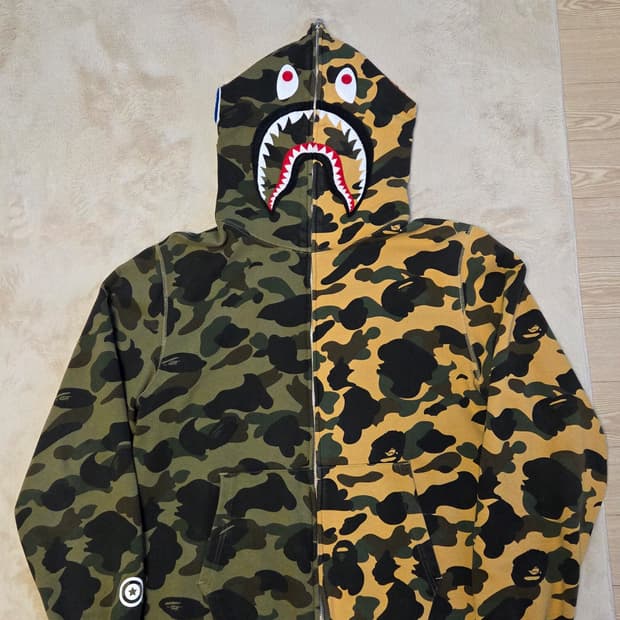 베이프 반반카모 샤크후드 2XL