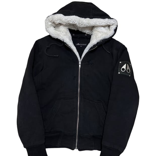 무스너클 버니스웨터 블랙 후드집업