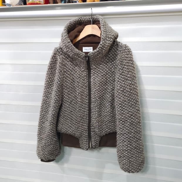 츠모리치사토 니트 집업