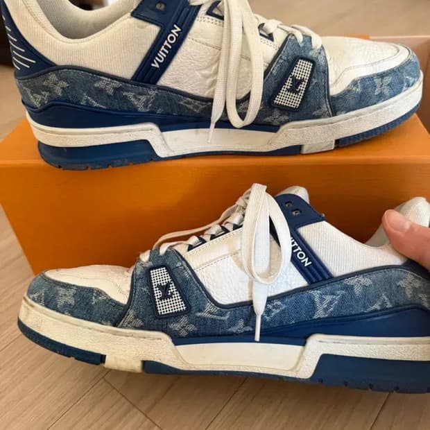 루이비통 트레이너 데님