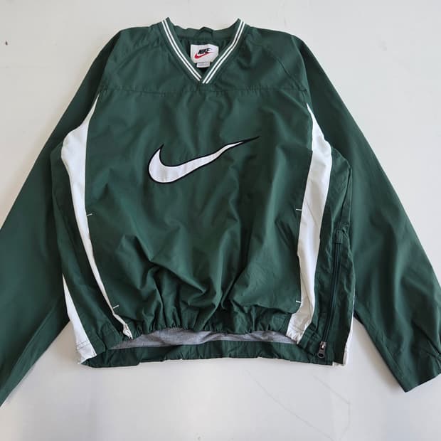 Nike 나이키 빅스우시 아노락 그린 L