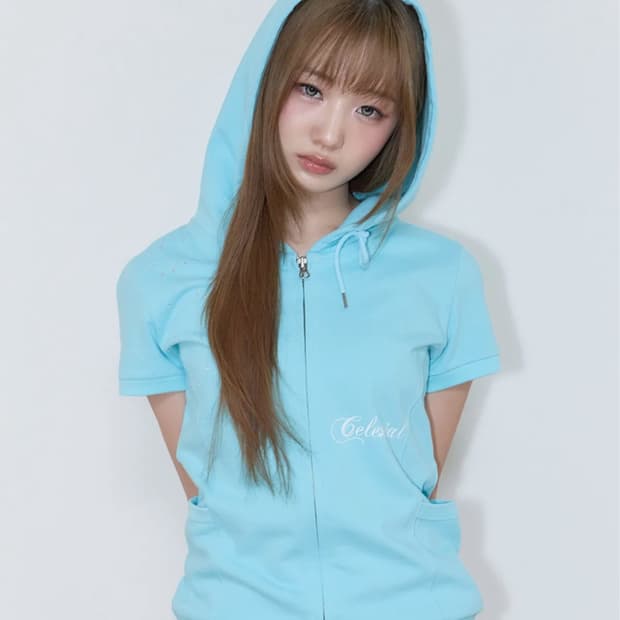 러브이즈트루 SY ANGEL HOOD ZIP UP 엔젤 후드집업