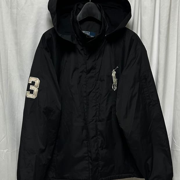 no.146 폴로 랄프로렌 빅포니 윈드브레이커 블랙 상태s급