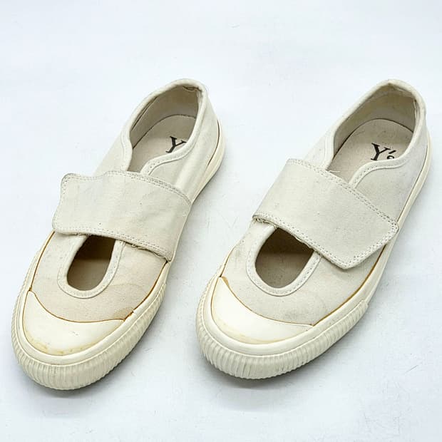  요지야마모토 메리제인 플림솔 스니커즈 화이트 (3)