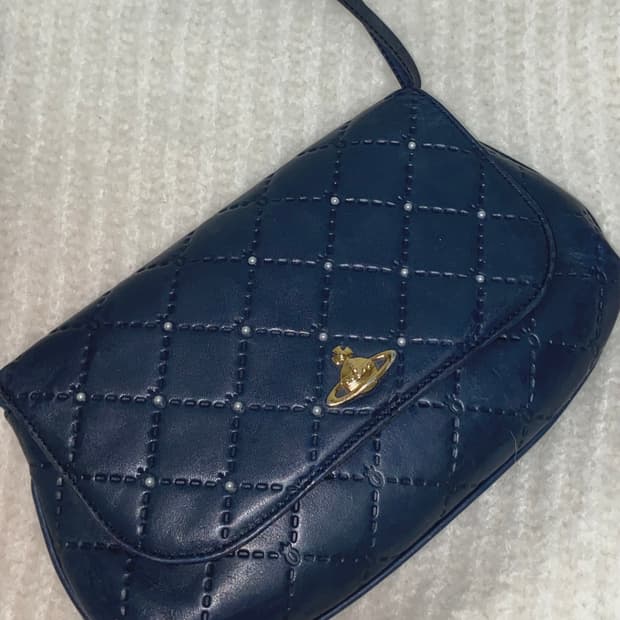 비비안웨스트우드 네이비 미니 크로스백 숄더백