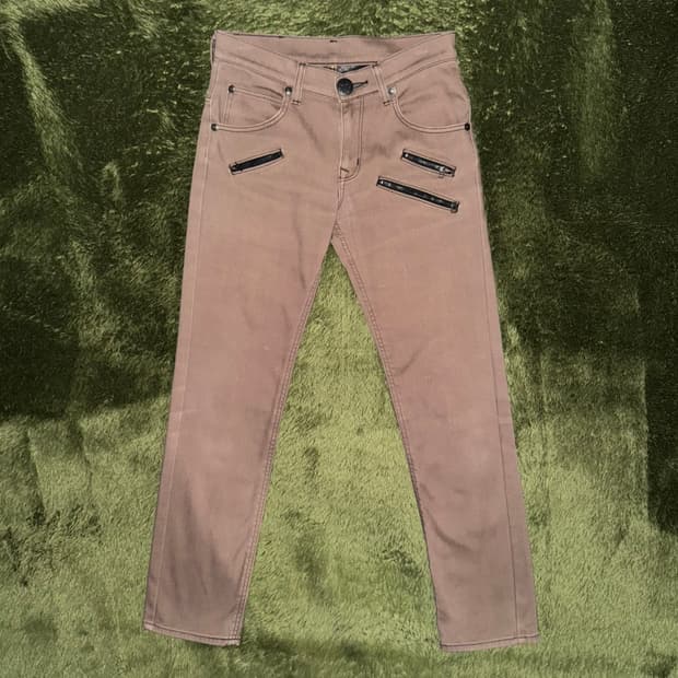 [28] 00s LEE 리 재팬 신치백 코튼 블렌디드 팬츠 브라운