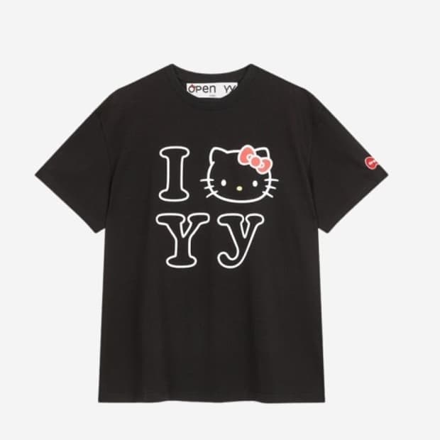오픈와이와이 openyy 헬로키티 티셔츠 black (s/m)