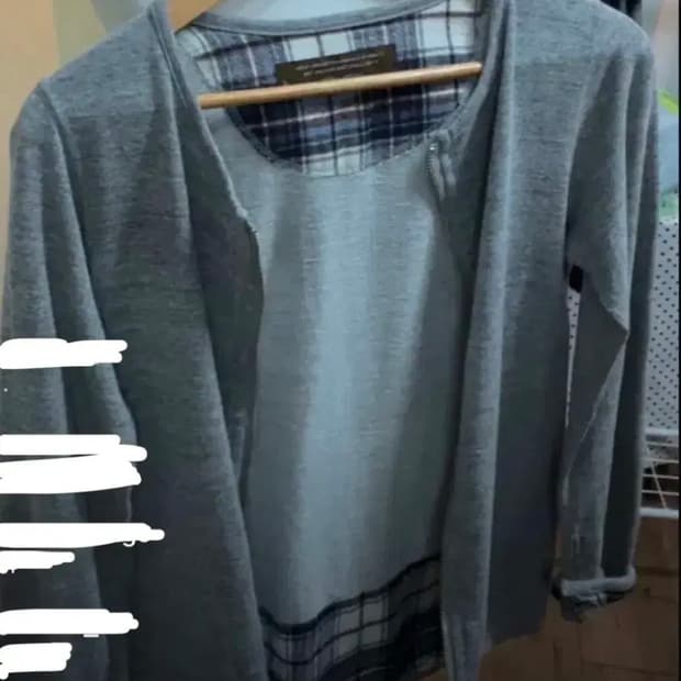 일본빈티지 그레이집업 판매합니다 마루카메빈티지코이세이오