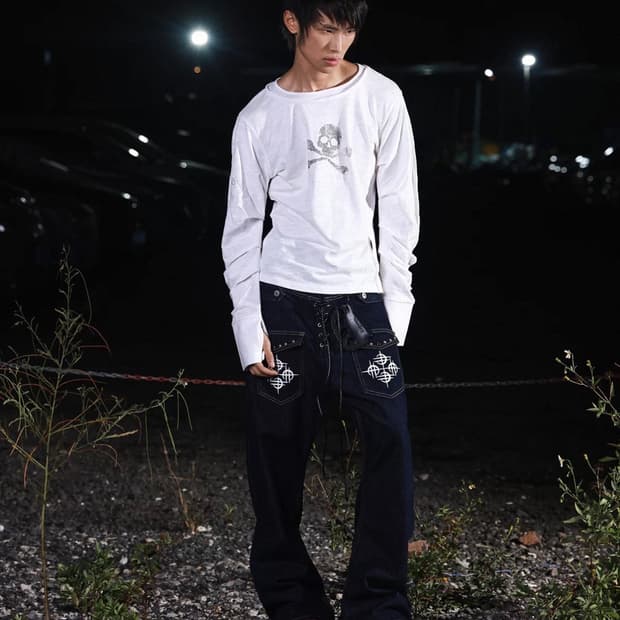 DETW 24AW 해골 펑크 티셔츠