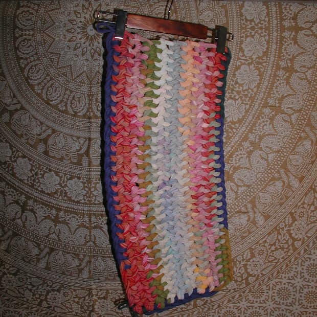 패브릭 브레이드 러그