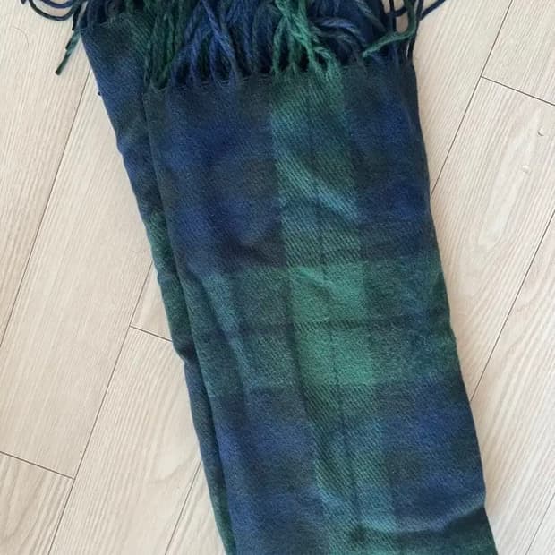 247서울 캐시미어 블랙워치 머플러