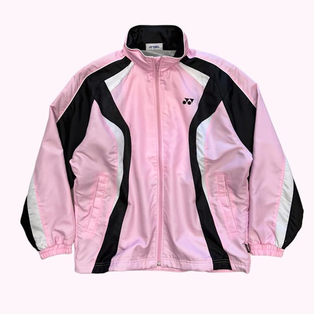 YONEX logo pink track jacket