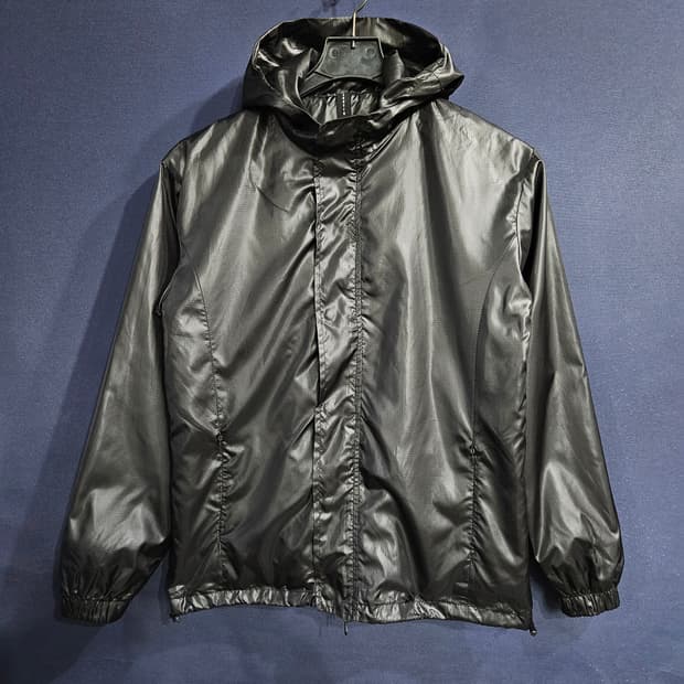 플라스틱 프로덕트 블랙 남성 세미오버핏 95 방풍 바람막이 자켓 