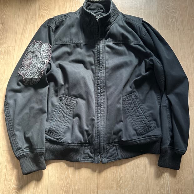 할리데이비슨 스컬패치 봄버자켓