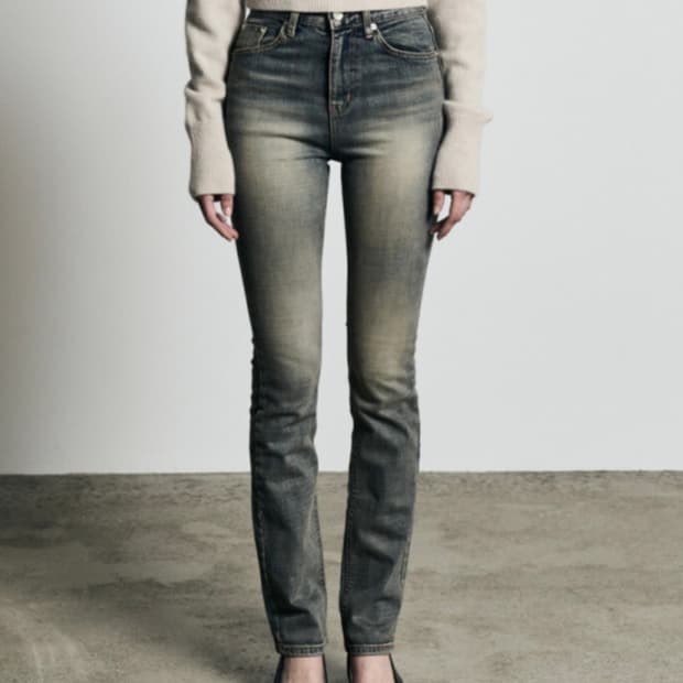 Bohemian Seoul Hight waist straight jean