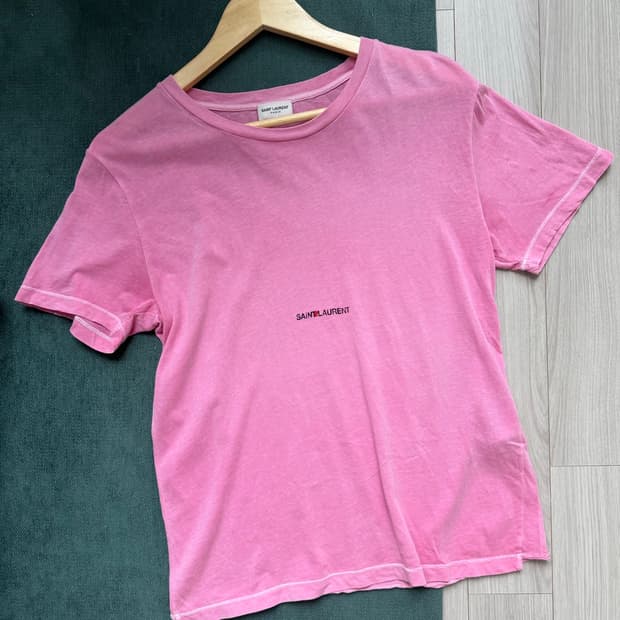 Saint laurent 티셔츠 유니섹스