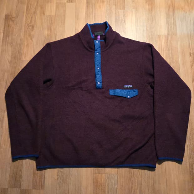 (XL)90s Rare 파타고니아 브라운/블루 신칠라