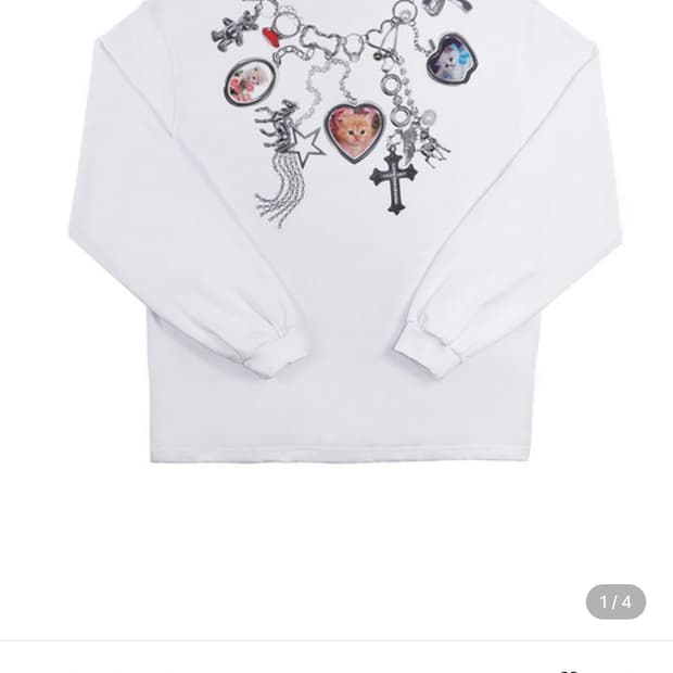 허자보이에이씨씨 hurjaboyacc 캣 넥크리스 티셔츠