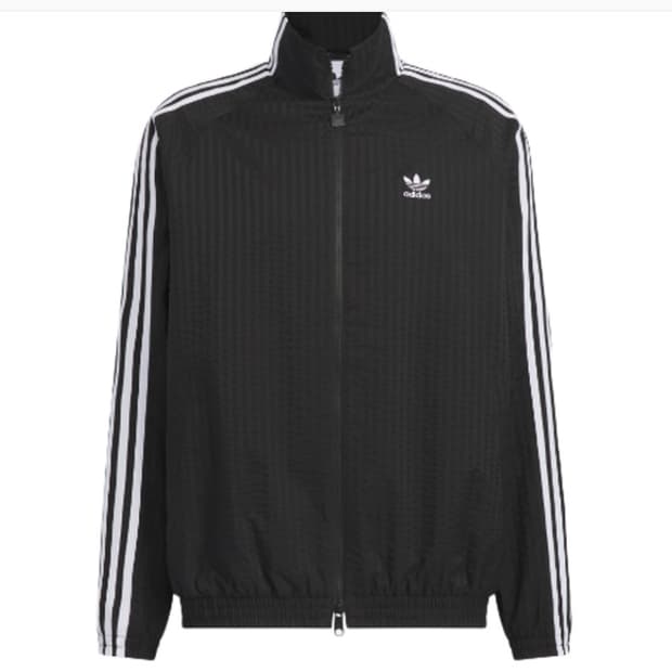 아디다스 오버사이즈 트랙탑 블랙 