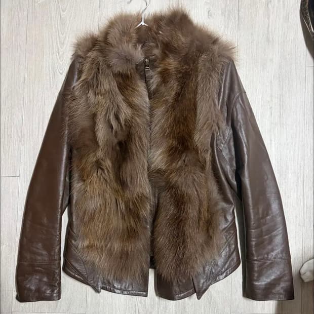 오늘만)케토 퍼 가죽자켓 퍼자켓 리얼레더 리얼퍼 갸루 페어리 펑크 와투케