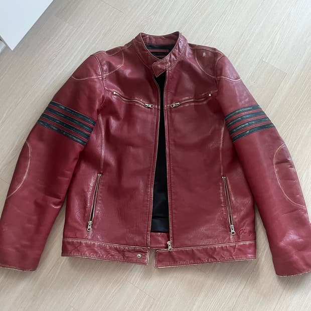 쉐비뇽 가죽자켓 