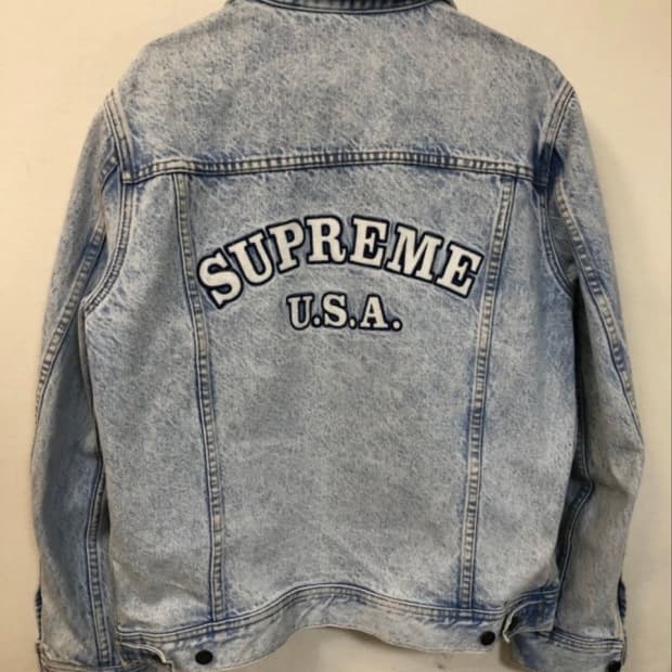 슈프림 16ss 데님자켓 L