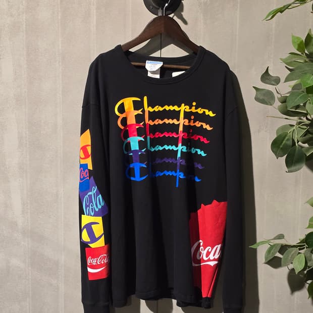 Champion x Coca-Cola 롱슬리브 티셔츠