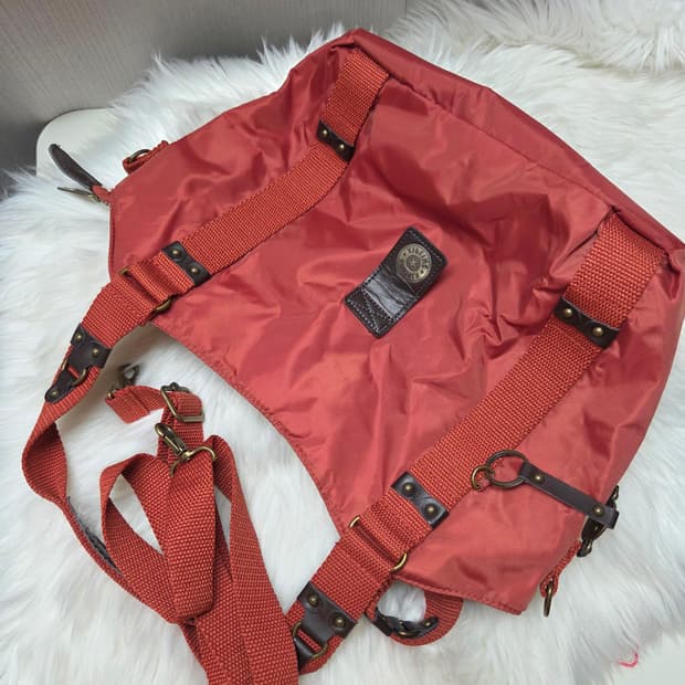 키플링 레드 토트백 겸 백팩#미착용#