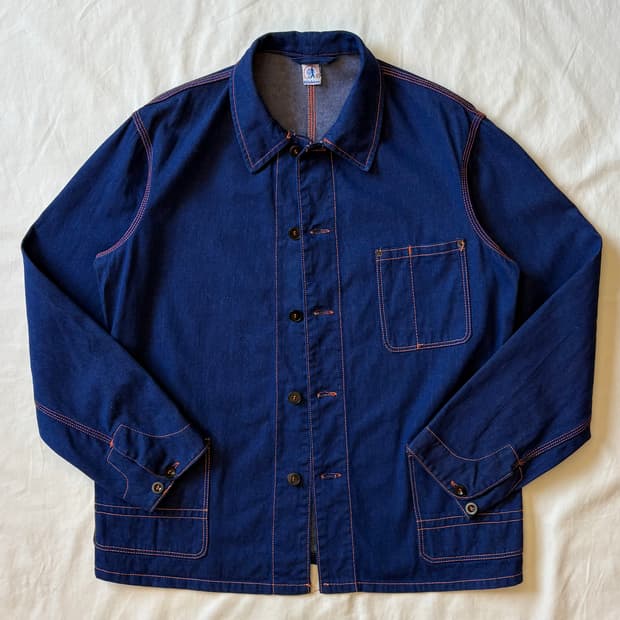 [105-107]70s 독일 Bücking dreinaht 데님 워크자켓