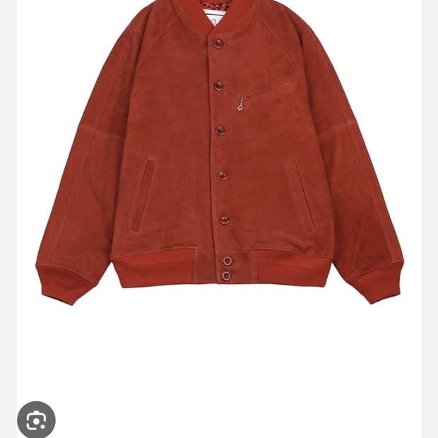 블랙아웃 고트 스웨이드 자켓 m