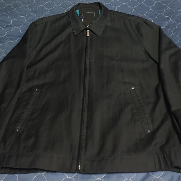 (빈티지) INDIAN 스트라이프 헤링턴 클래식 자켓 네이비 (100)