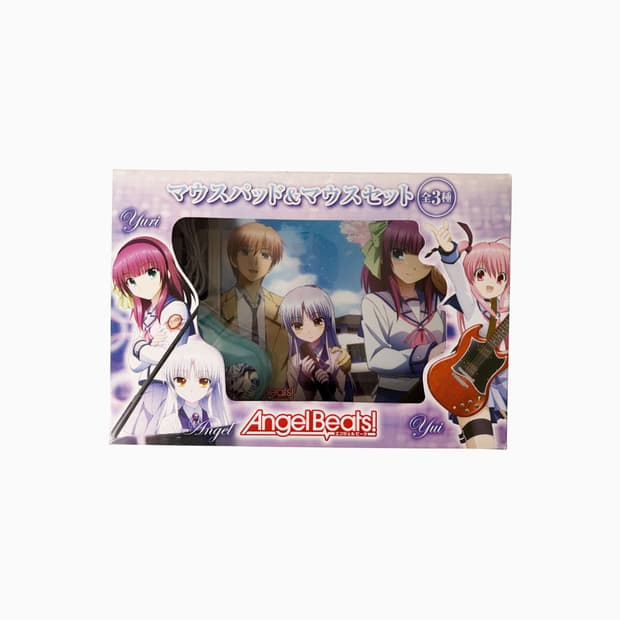 Angel Beats! 카나데 마우스 패드&마우스 세트