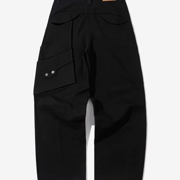 세컨모놀로그 코튼 빅포켓 볼트 워크 팬츠 m size