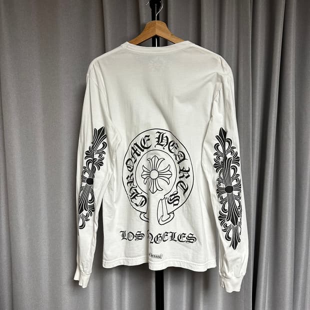 크롬하츠 홀스슈 플로랄 LA 한정 롱슬리브 티셔츠