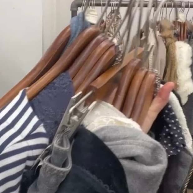 블랙-네이비 도트세트