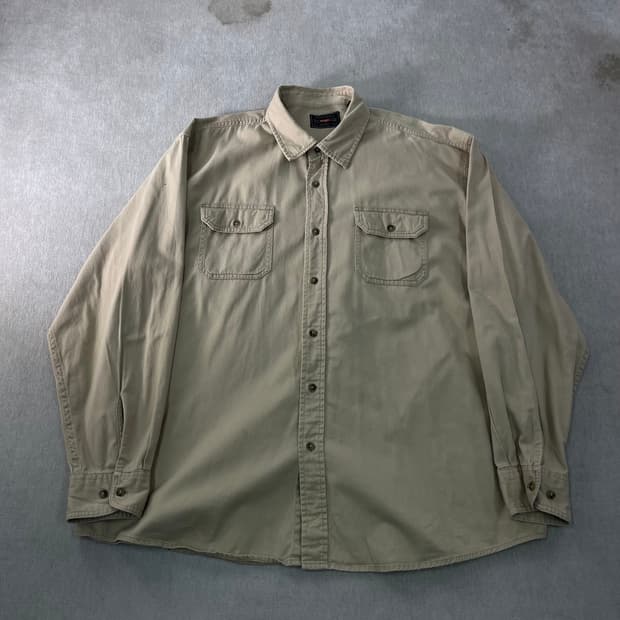 110 랭글러 투포켓 워크셔츠