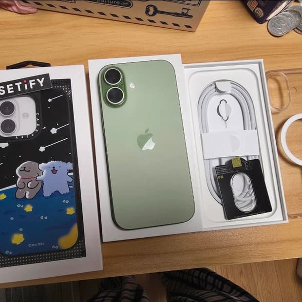 아이폰17 256GB 세이지 풀박스