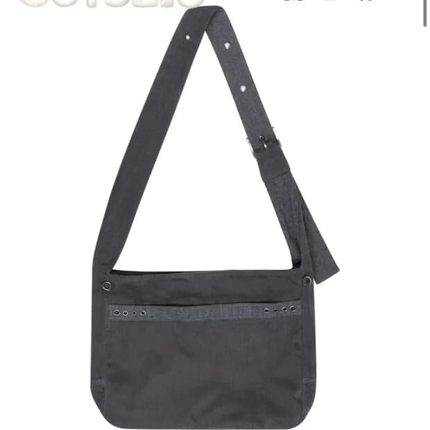 코이세이오 가방 스트라이프 포인트 크로스백 챠콜