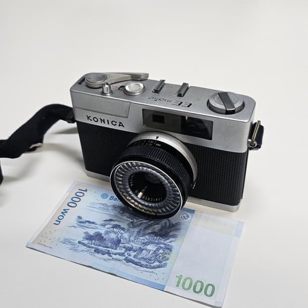 작례O 코니카 ee 매틱 + 코니시로쿠 헥사논 40mm 2.8 필름카메라
