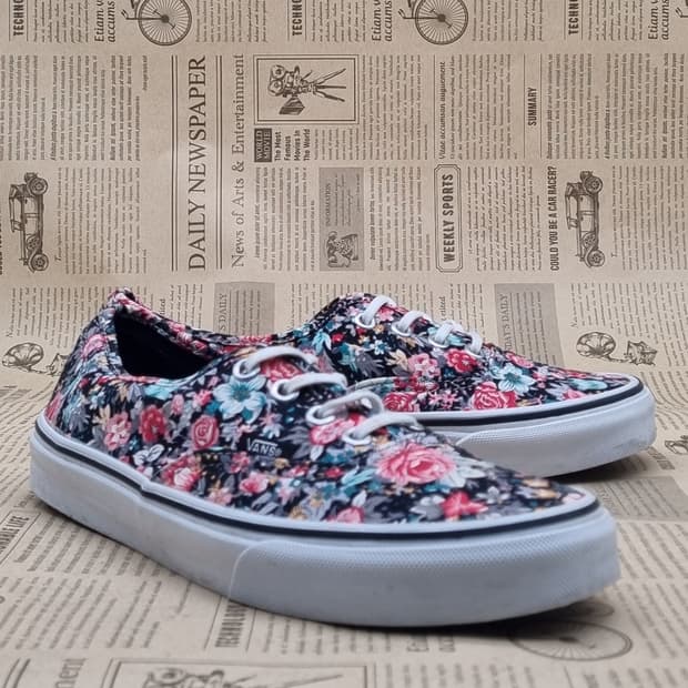 반스 어센틱 플라워  스니커즈240