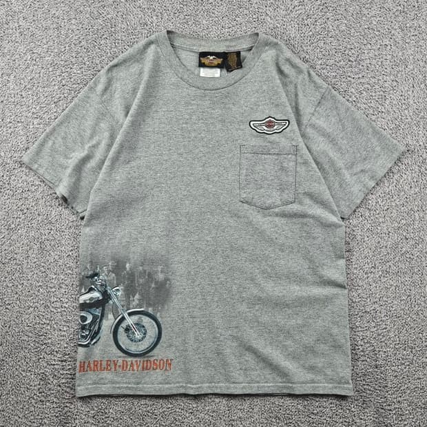 USA 할리데이비슨 반팔 티셔츠 ( M ) / 11968