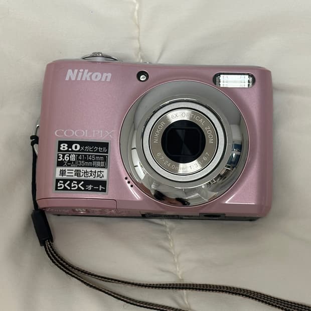 니콘 쿨픽스 L21 핑크 (최예나 디카!)