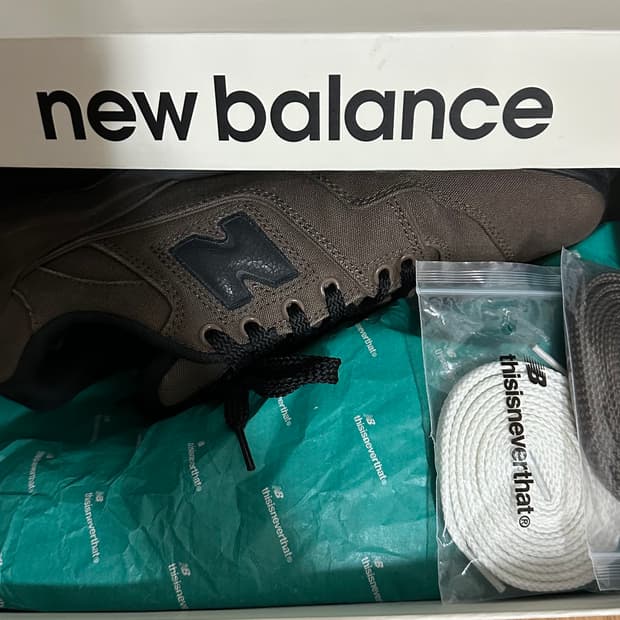 [280] 뉴발란스 x 디스이즈네버댓 550 브라운 블랙