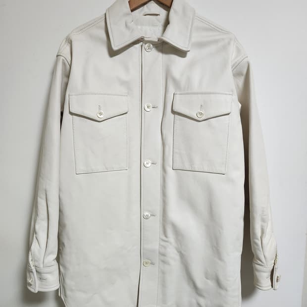메종 마르지엘라 h&m 레더 셔츠 자켓