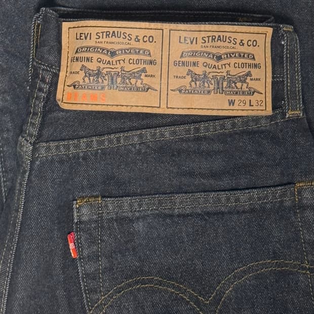 리바이스 x 빔즈 별주 슈퍼와이드