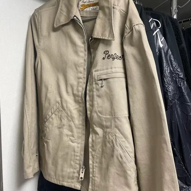 Schott 워크자켓 브라운