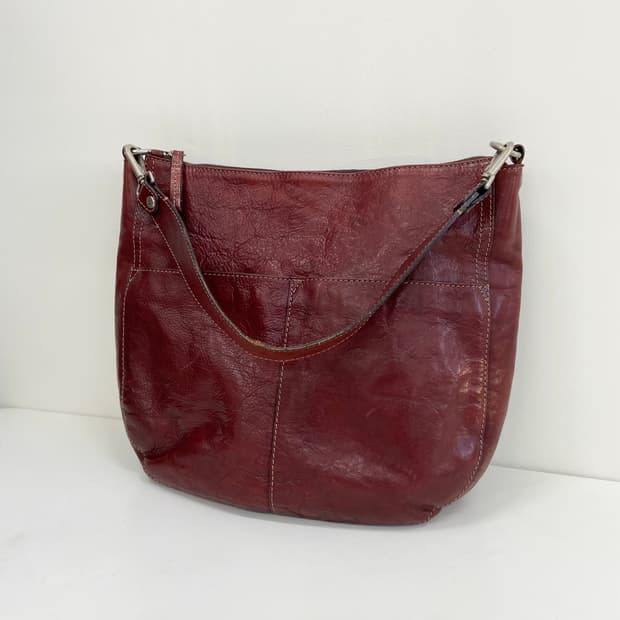 Beau Dessin 레더 호보 숄더백