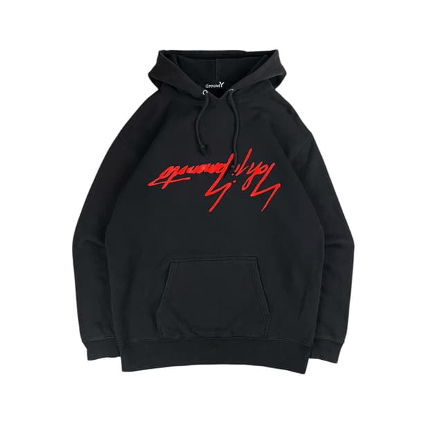 reverse logo hoodie