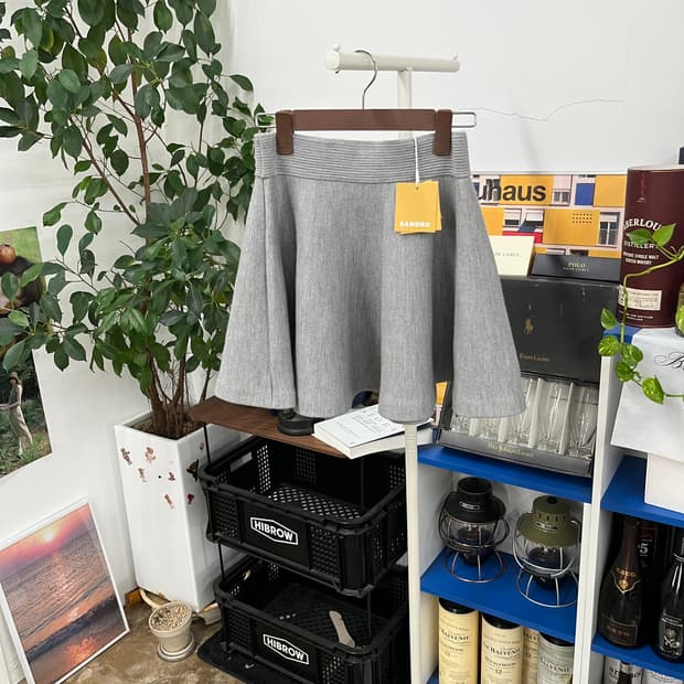 산드로 플레어 미니 스커트 새상품 36